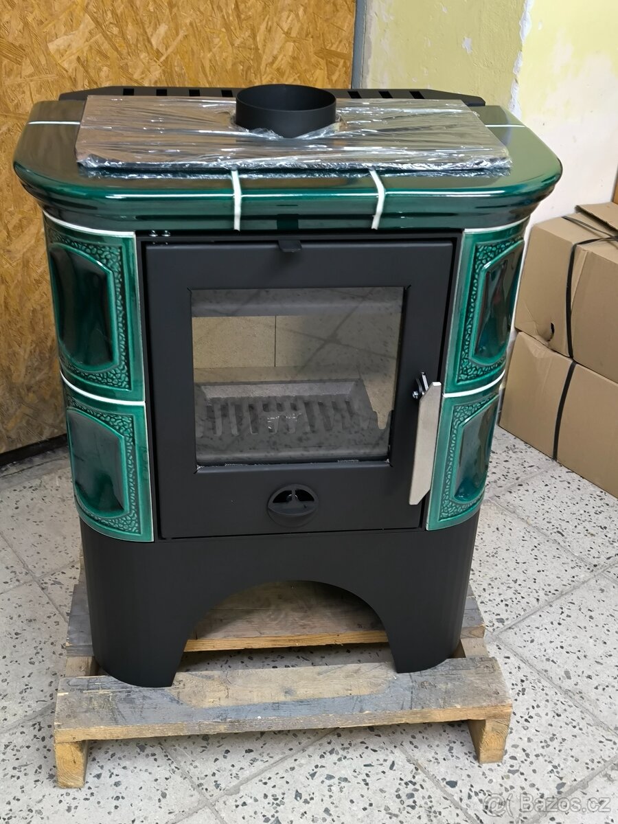 Kachlová krbová kamna 5,5 kW - 5