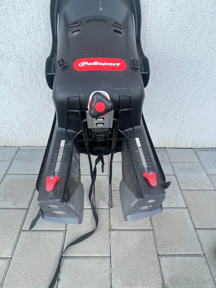 Cyklosedacka Polisport Bilby (9-22 kg) se 2 adaptery a kolo - 5