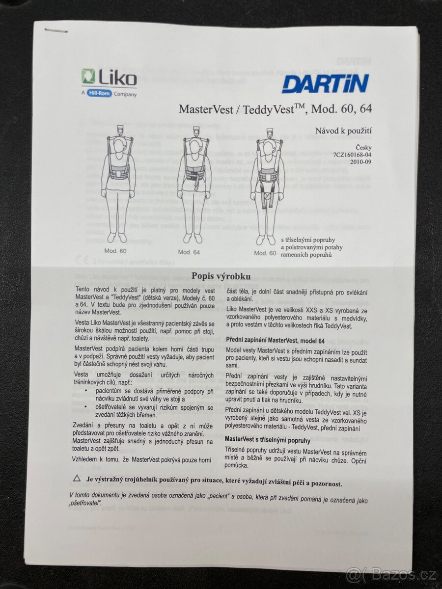 Pacientský závěs, postroj - 5