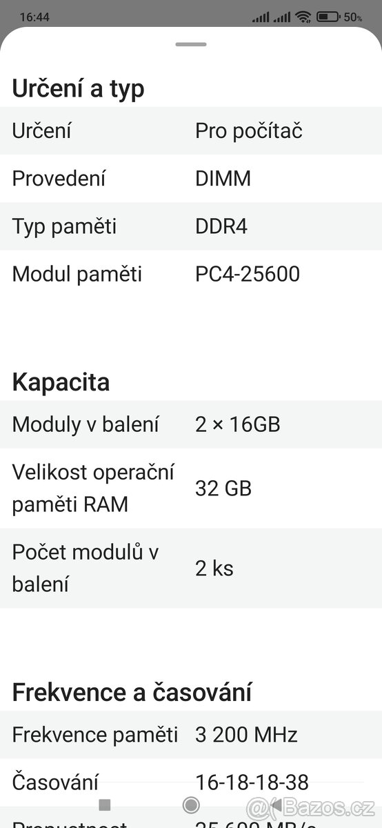 RAM DDR4 G.SKILL 2x16gb - 5