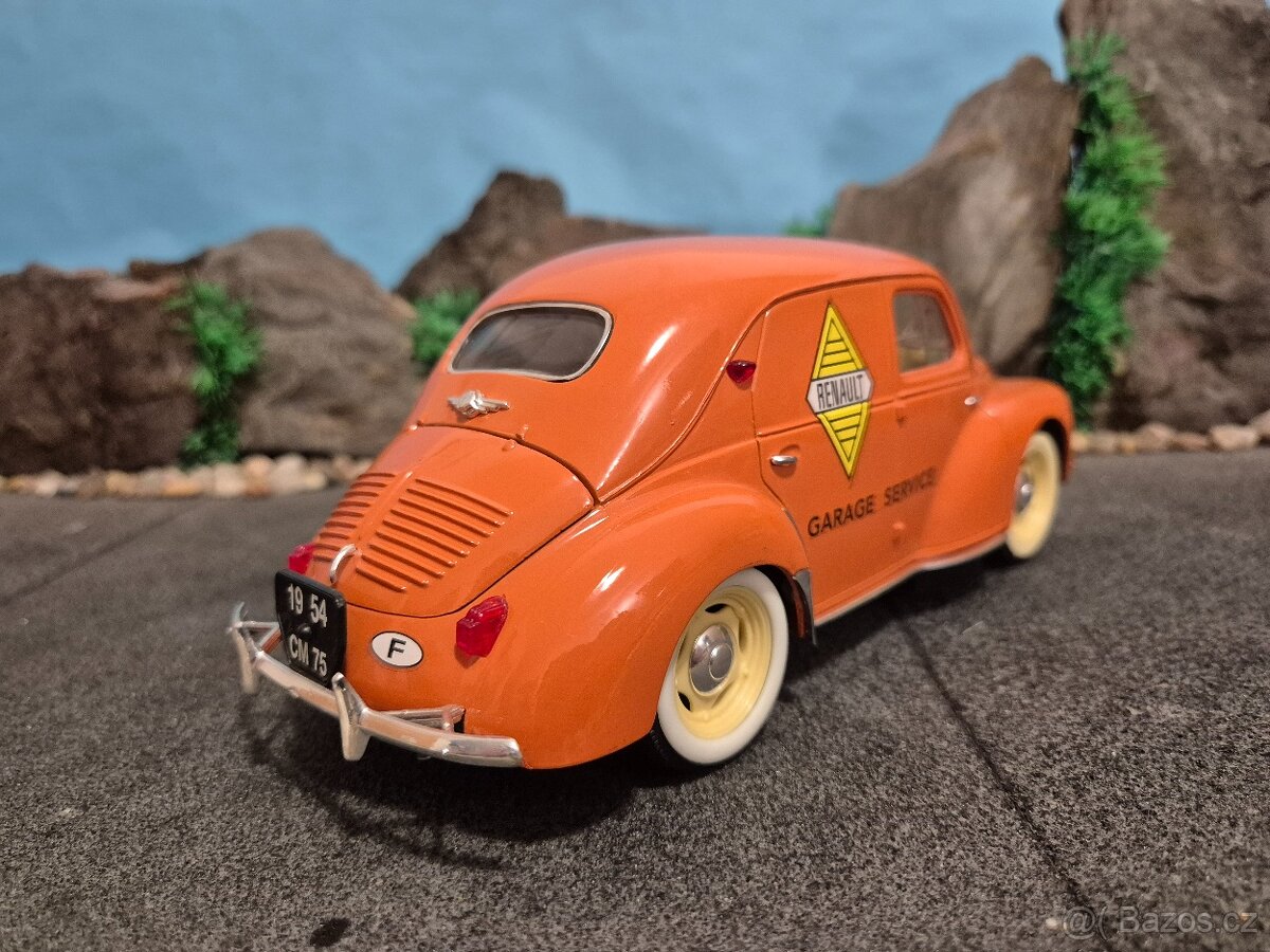 Prodám model 1:18 Renault 4CV garage service - 5