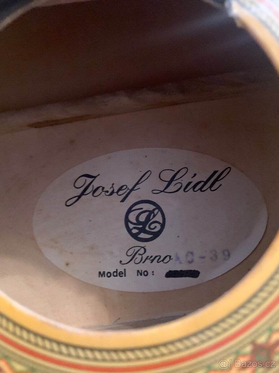 Kytara Josef Lídl - Brno - AO-39 - 5