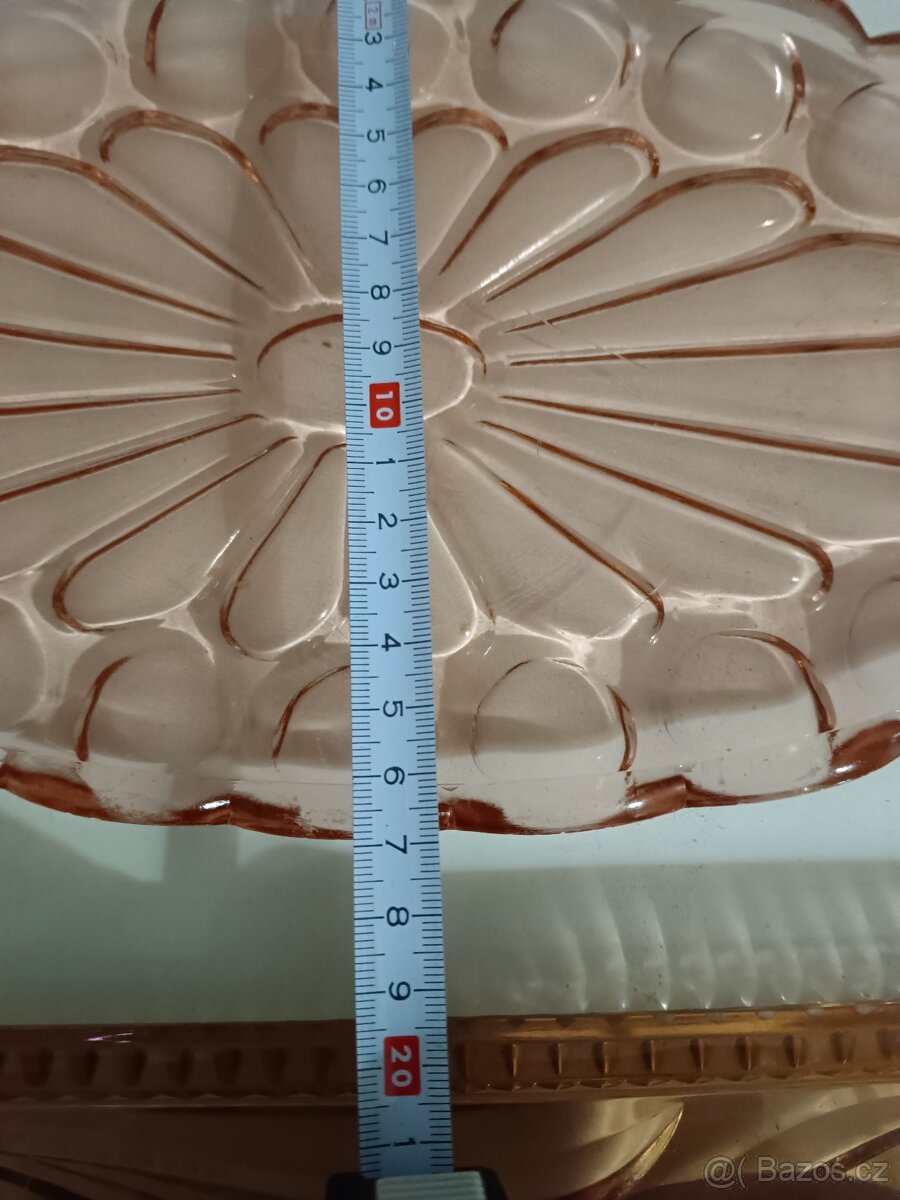 Starý skleněný tác - 5