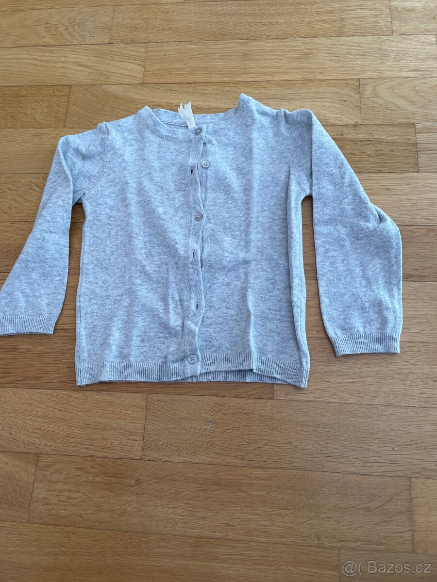 Rozpínací bavlněný svetr velikost 104 sada - 5