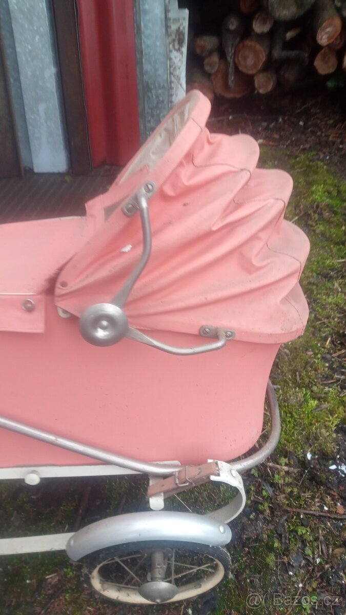 Starý dětský kočárek Zekiva DDR - 5