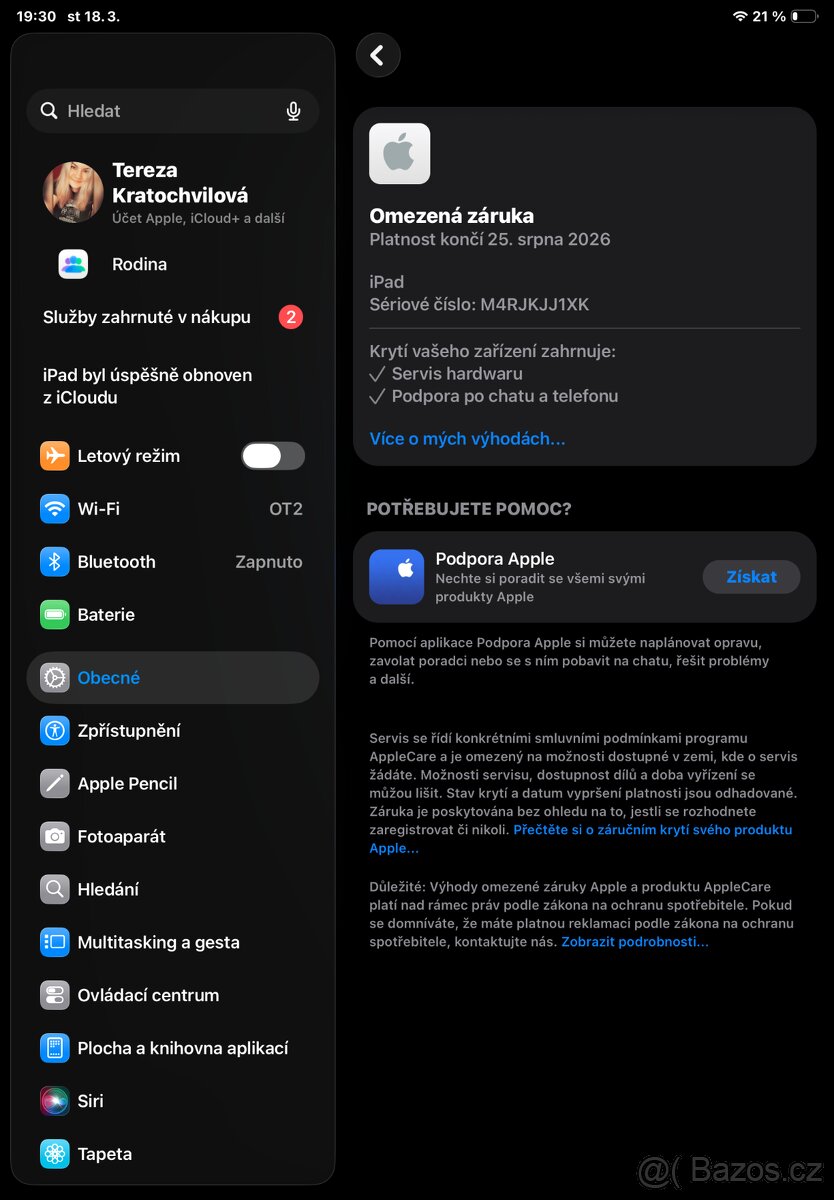 iPad A16, 128 GB stříbrný - 5
