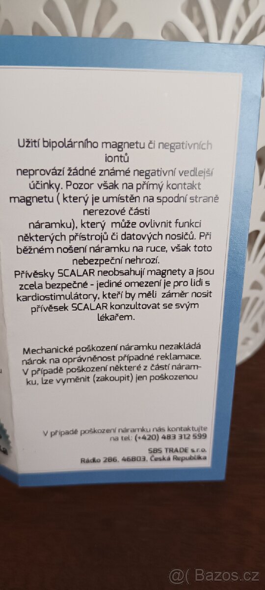 Magnetický náramek SBS Forza Energy - 5