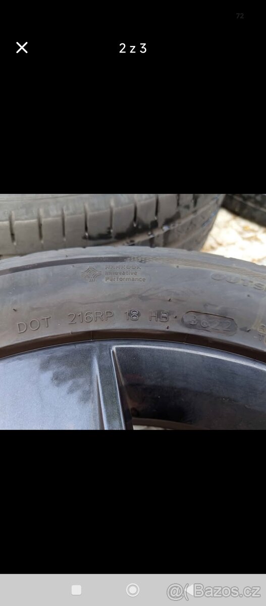 Prodám letní sadu kol 205/55 R16 Škoda - 5