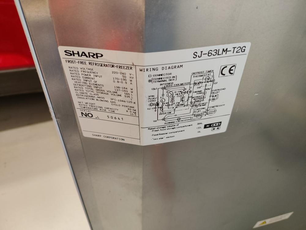 Lednice s mrazákem Sharp - 5