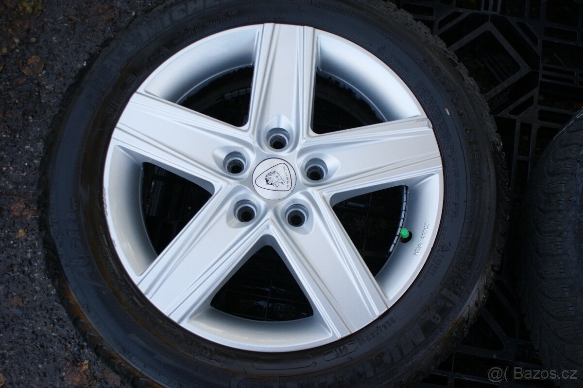 Aluett alu kol R16 Seat Audi Skoda VW zimni pneu - 5