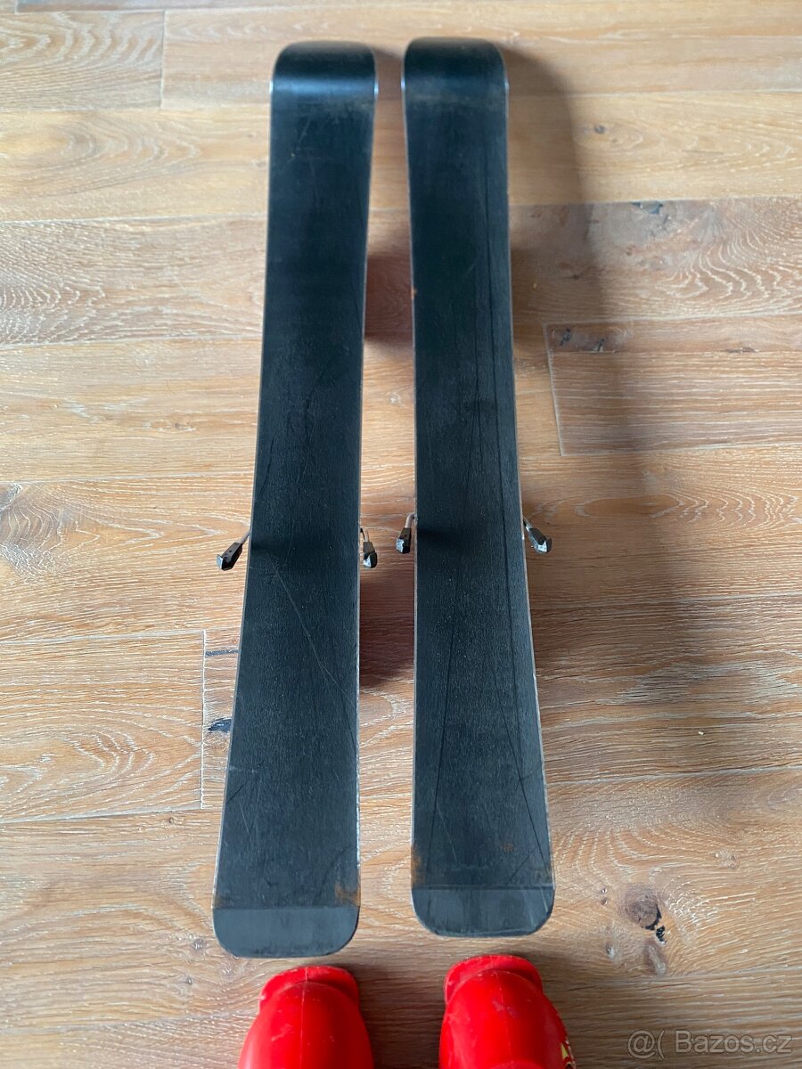 Dětské lyže + lyžáky - 5