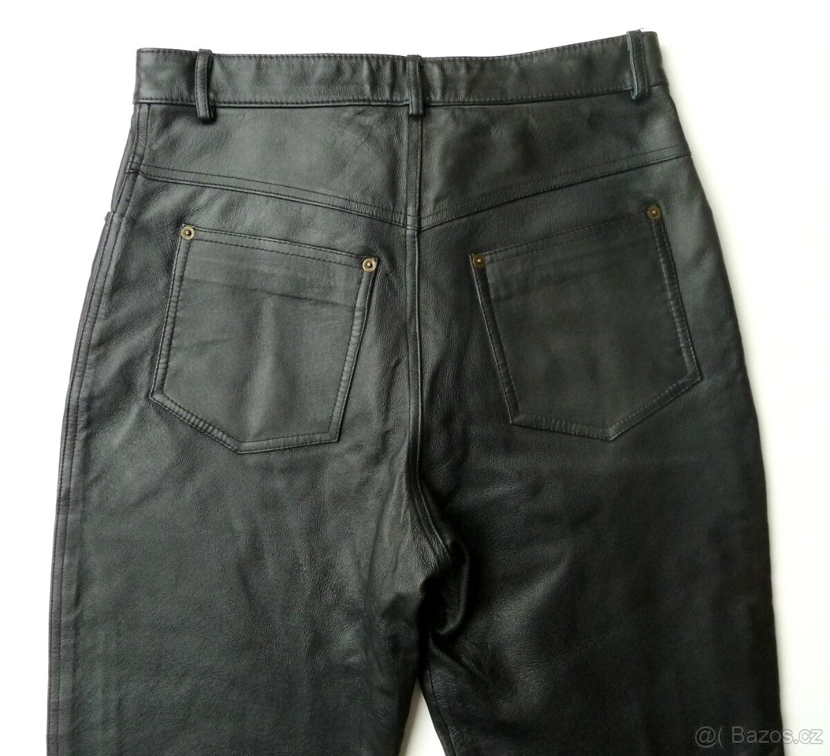 Dámské Kožené kalhoty vel. 38-40 / M - 5