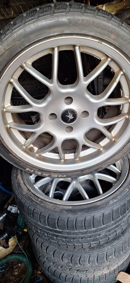 Alu kola Peugeot 4× 108 215/40/17' na zimnich - 5