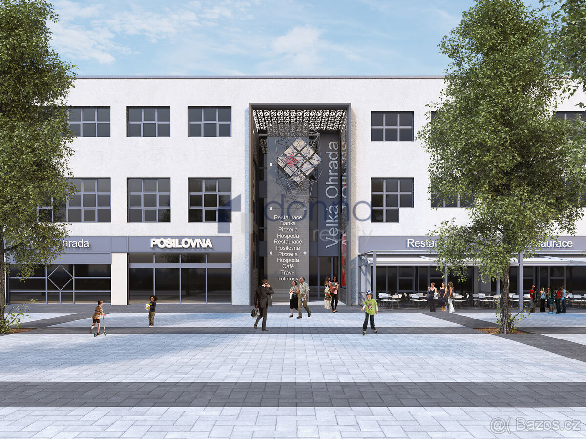 Pronájem obchodního prostoru 102,3 m² ul. Prusíkova, Praha 5 - 5