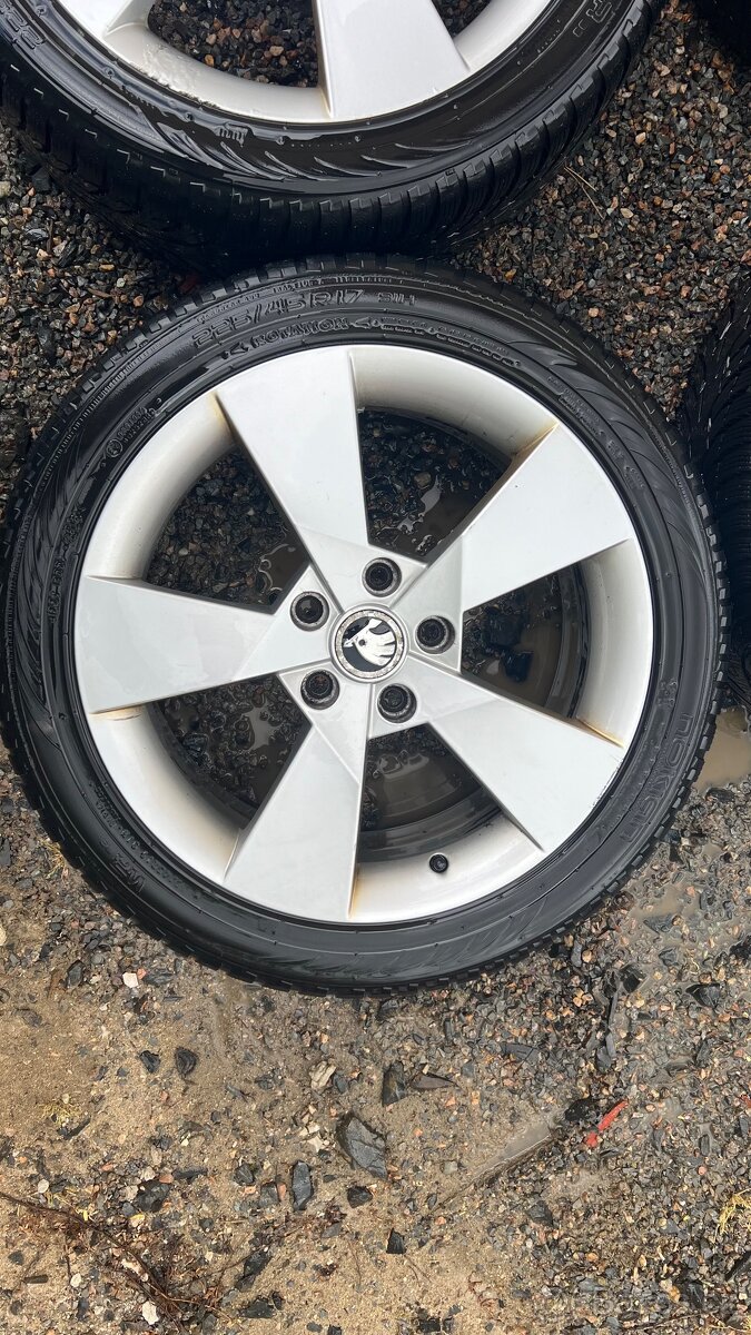 Originální ALU kola 17" z Octavia 3 - 5