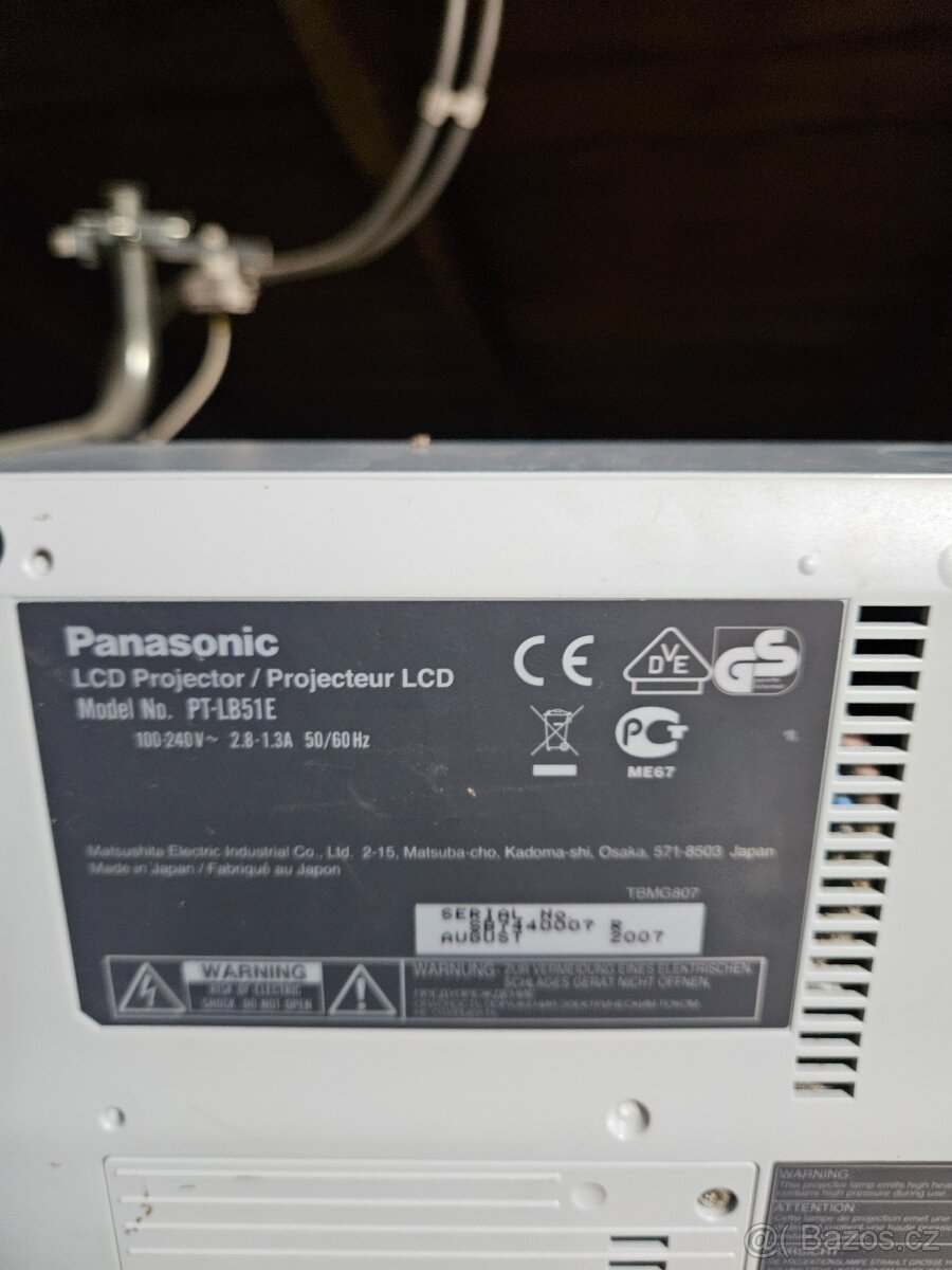 Projektor Panasonic LCD PT-LB51E - 5