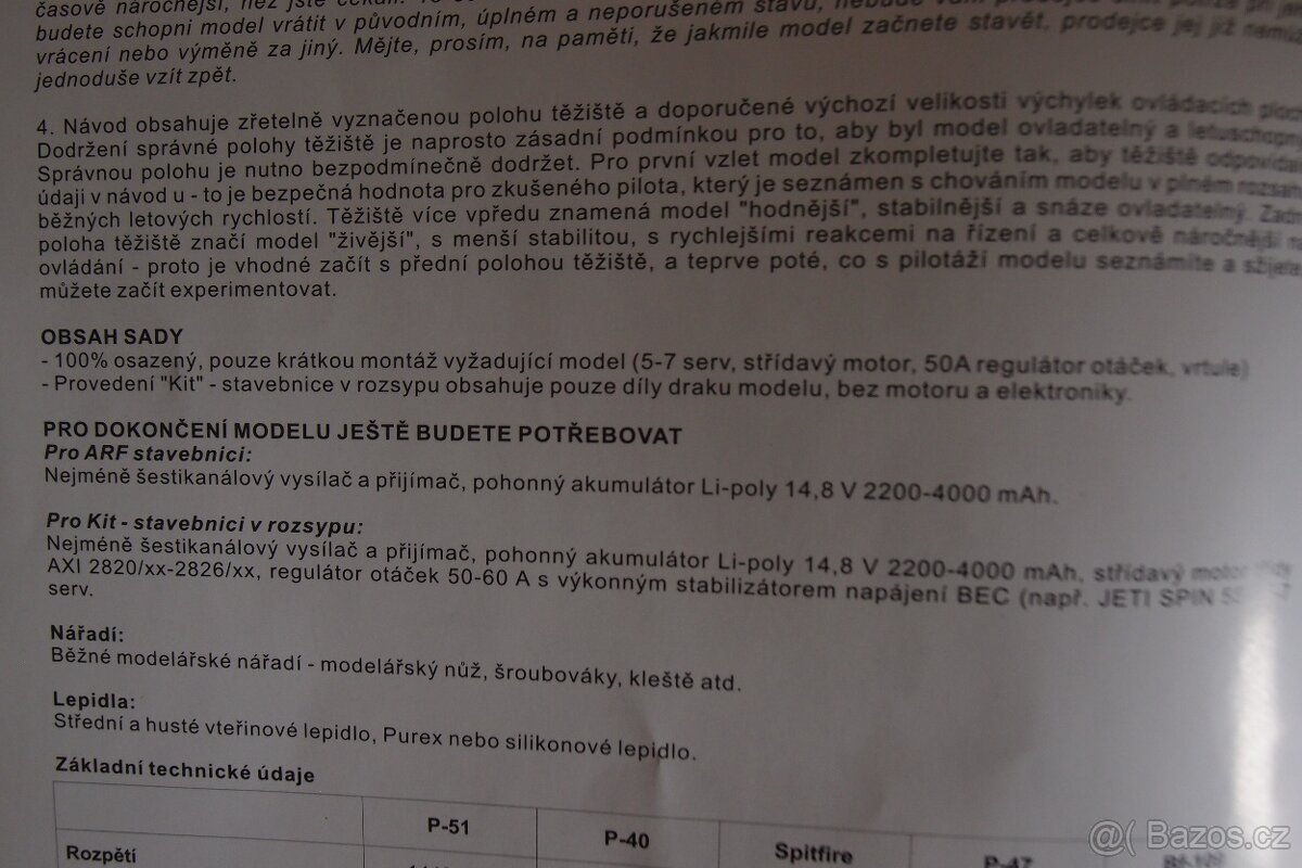 RC model Spitfire 1400 mm - 5
