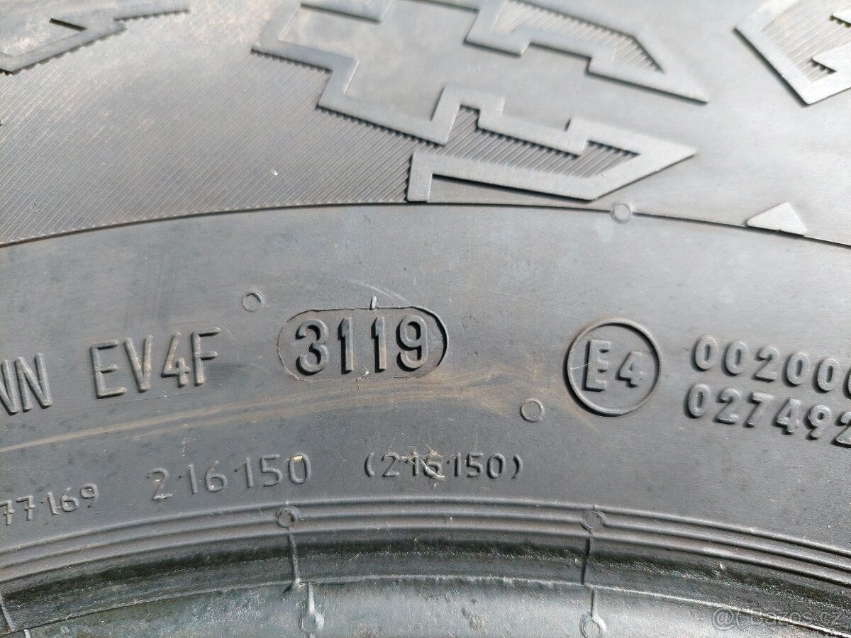 205 R 16 C continental M+S zimní