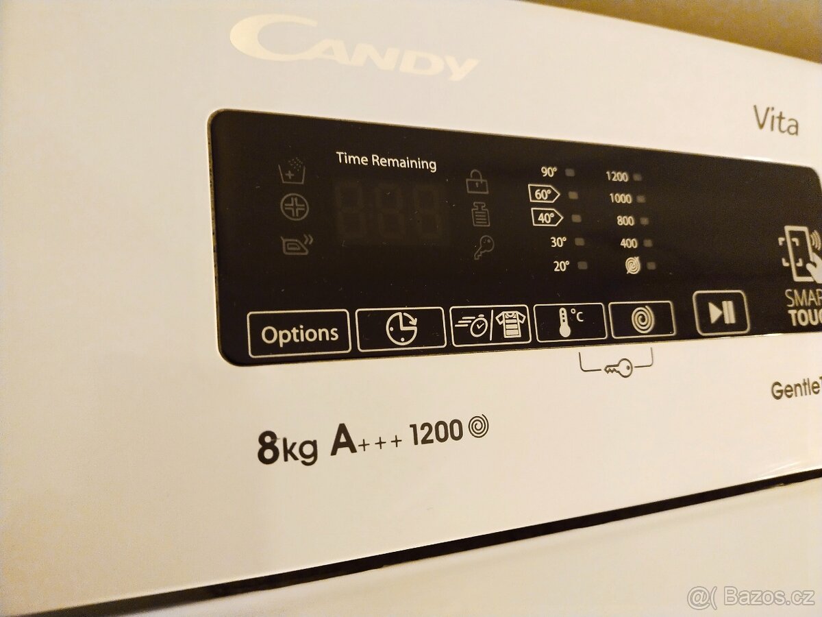 Prodám plne funkční digitální pracku zn. Candy-8 kg--DOVEZU- - 5