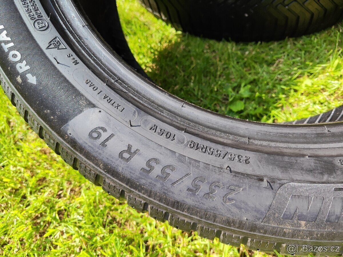 2 celoroční pneumatiky Michelin 235/55/19 - 5