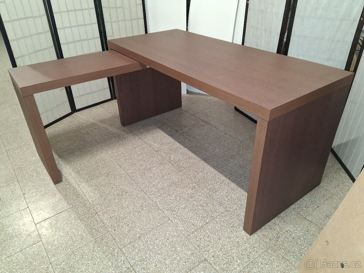 Stůl psací s výsuvným panelem - 5