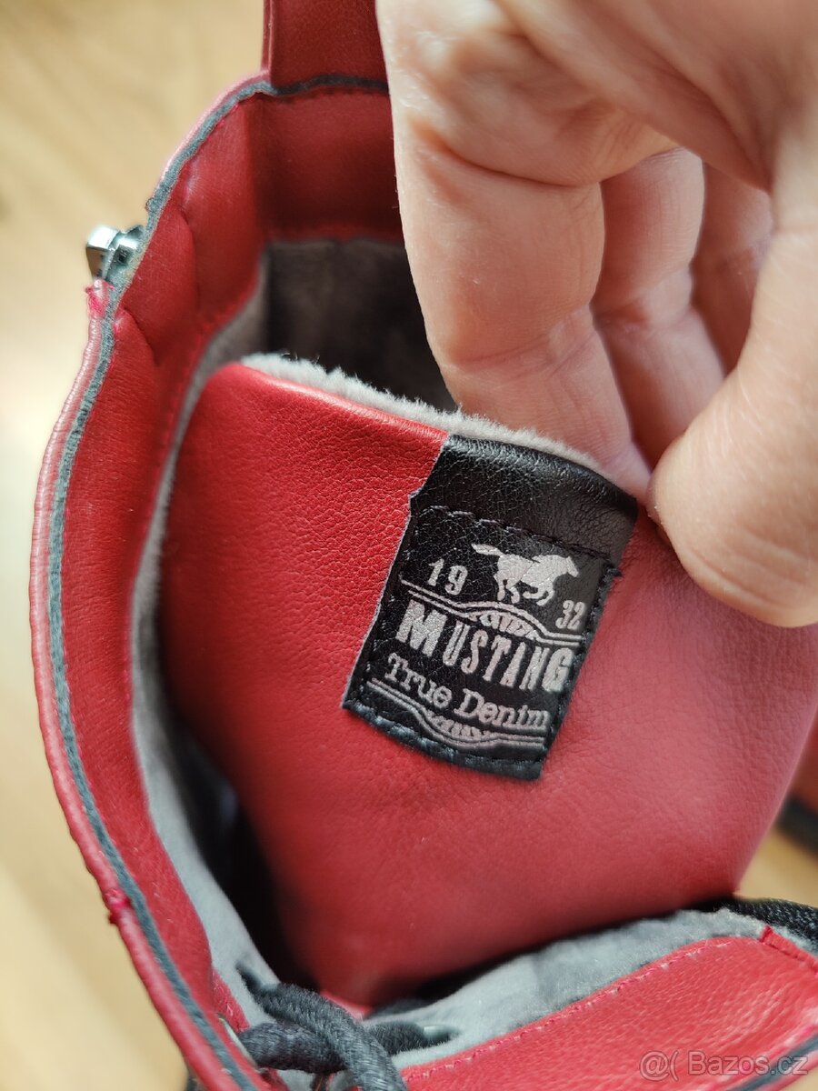 Kotníčkové boty Mustang - 5