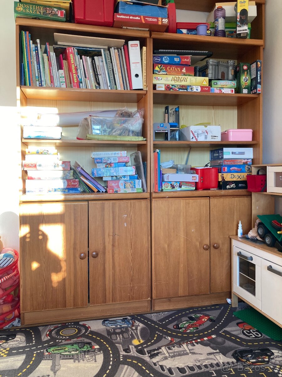 Dětský pokoj nábytek, skříň, borovice - 5