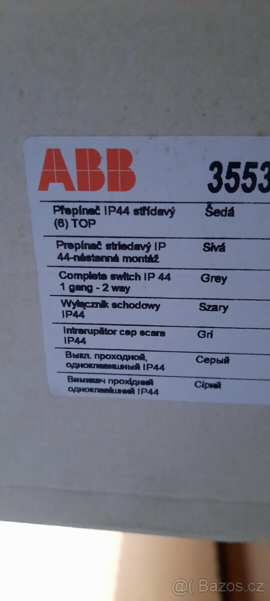Spínač č.6 ABB IP44 - 5