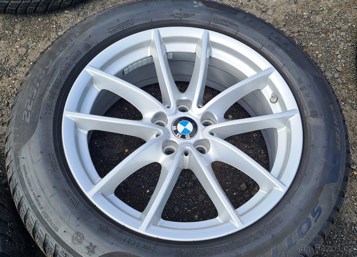 Orig. Alu kola BMW X3, X4 5x112 Pirelli 225/60R18 - 5