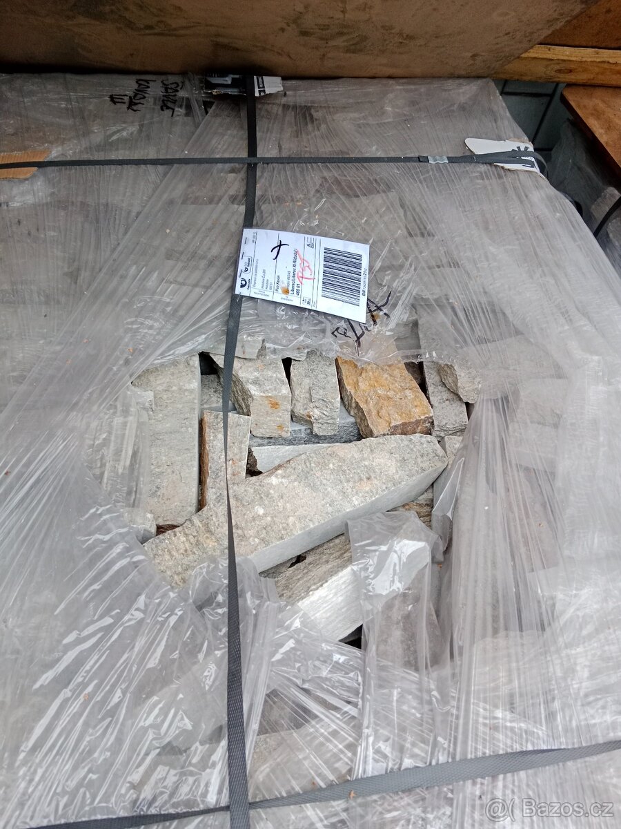 Přírodní kámen Rula Gold Brown - obklad 1 x řezaný - 5