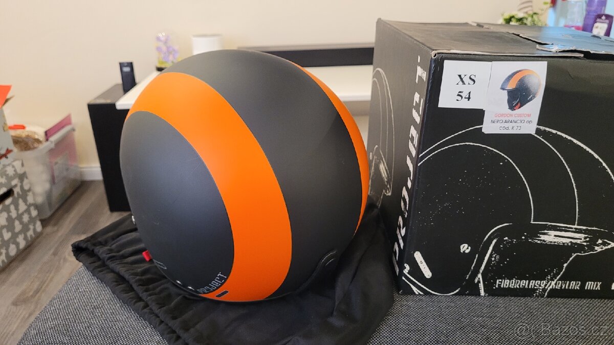 NOVÁ otevřená helma na motorku vel. XS(54) s int. brýlemi - 5