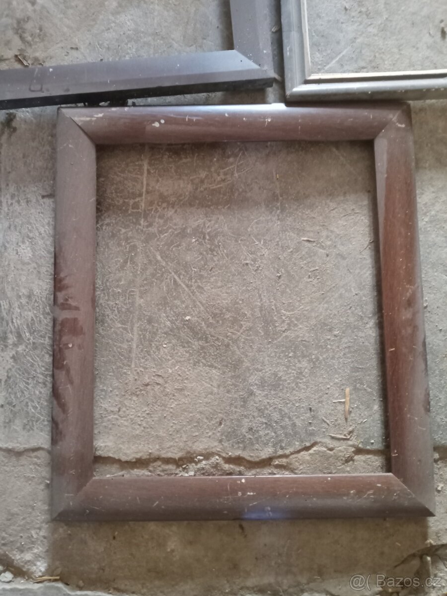 Historické staré rámy obrazů - 5