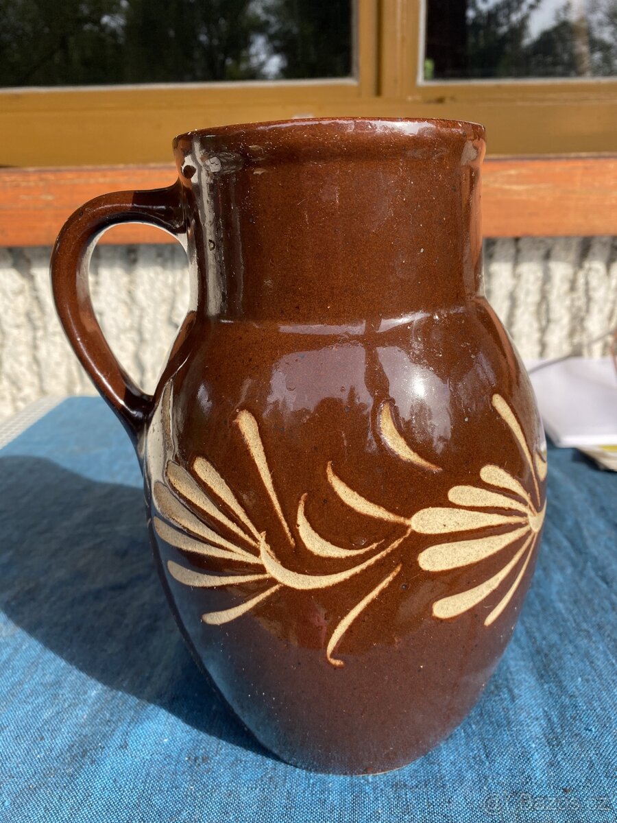 Keramický džbán - KERAMO KOSTELEC 1952 - 5