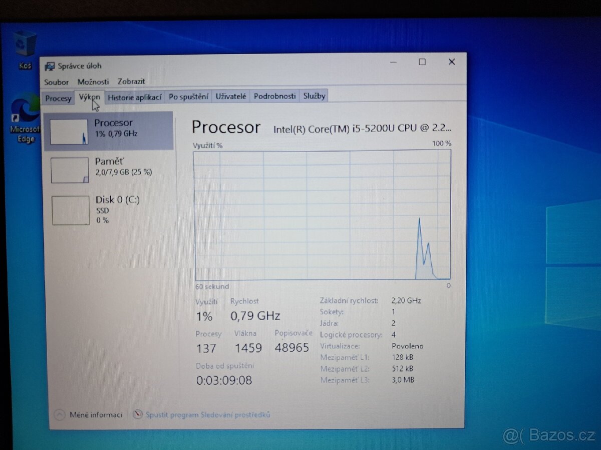 SLEVA -500,- HP 250 G4 i5 5200U 8GB DDR3 - 5