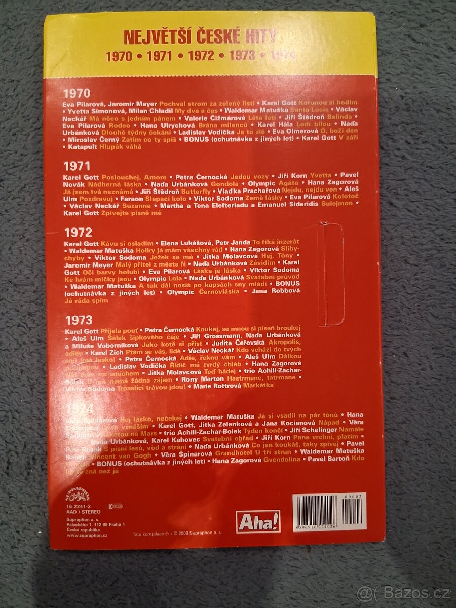 CD originál - Největší hity 1965 - 1989 /set/. - 5