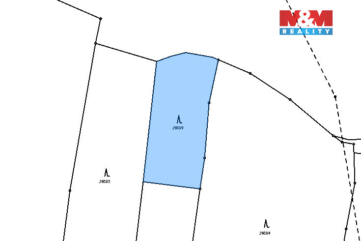 Prodej lesa, 7458m², Bílina - 5