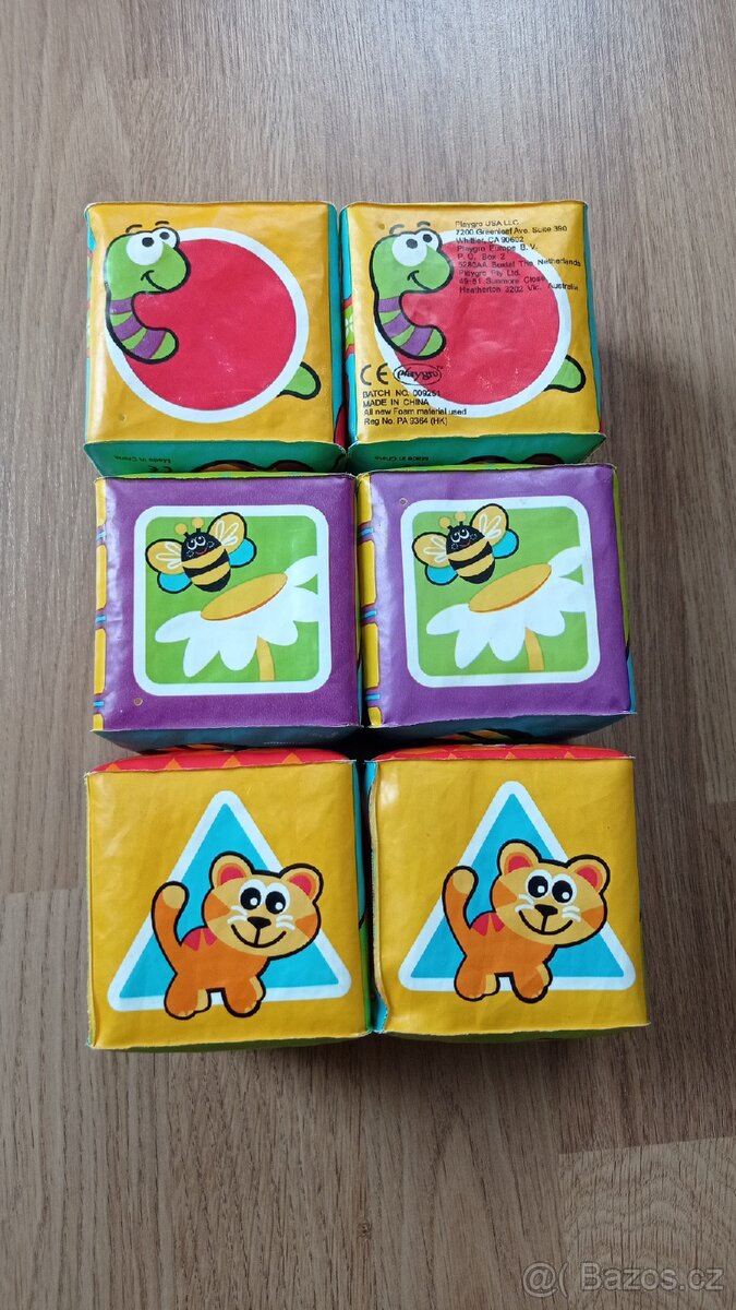 Pěnové kostky + kostka se šterchátkem - 5