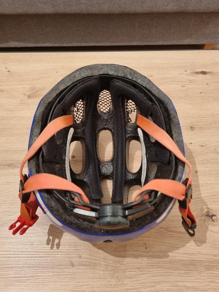 Dětská cyklistická helma ABUS modrá 48-54cm - 5