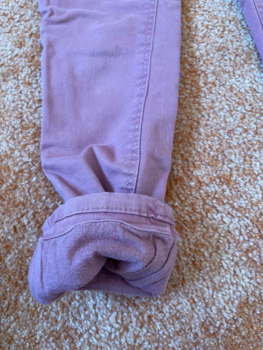 Dívčí zateplené kalhoty 122 - 5