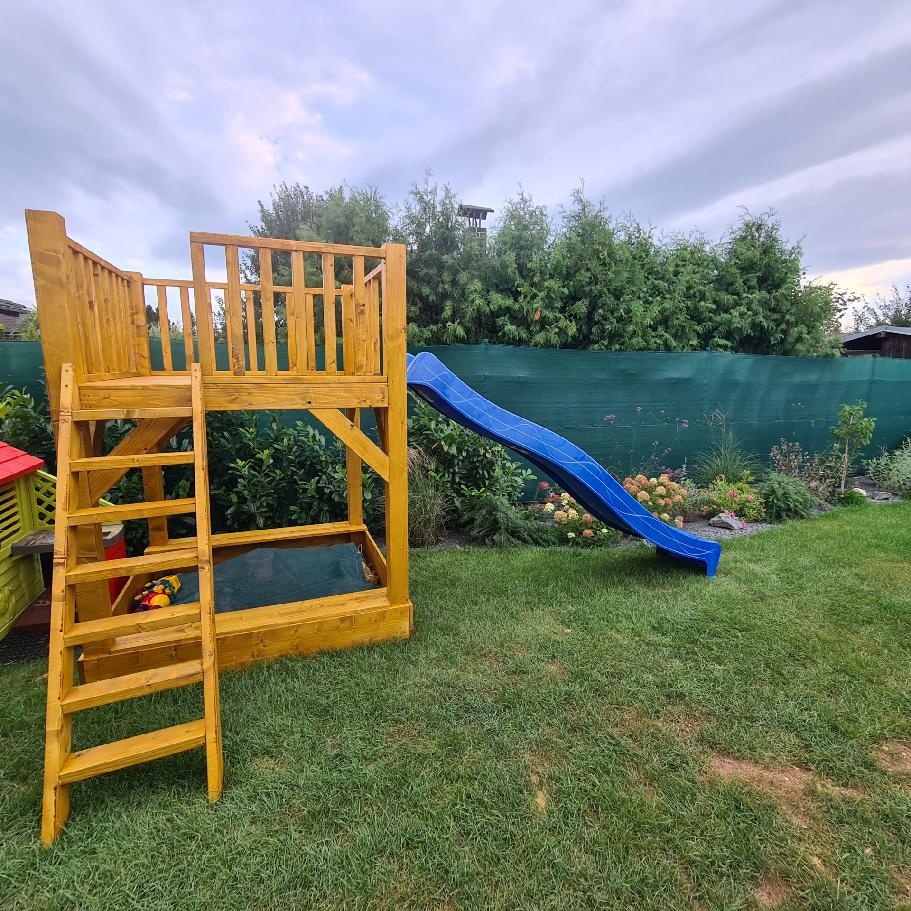 Dětské hřiště se skluzavkou a dovozem - 5