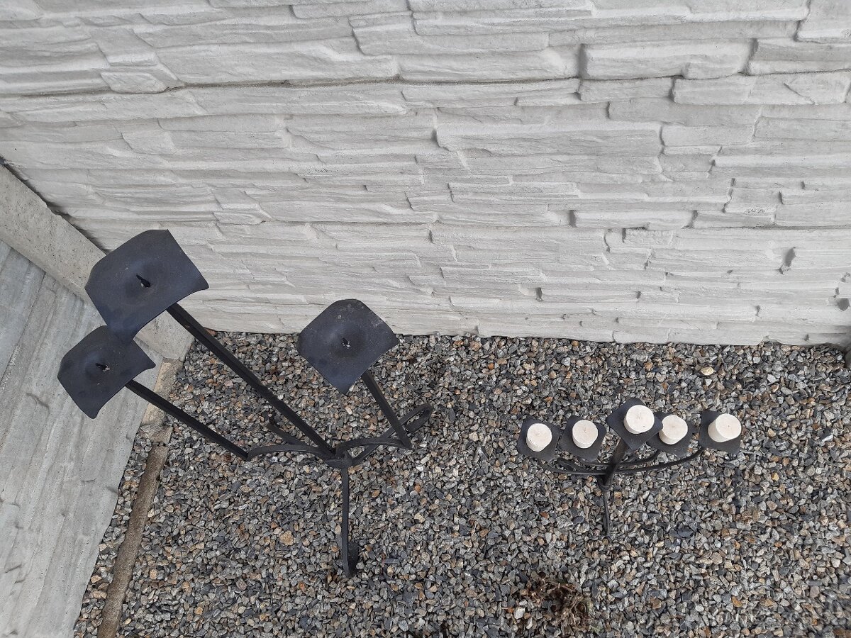 Prodám kované svícny - 5