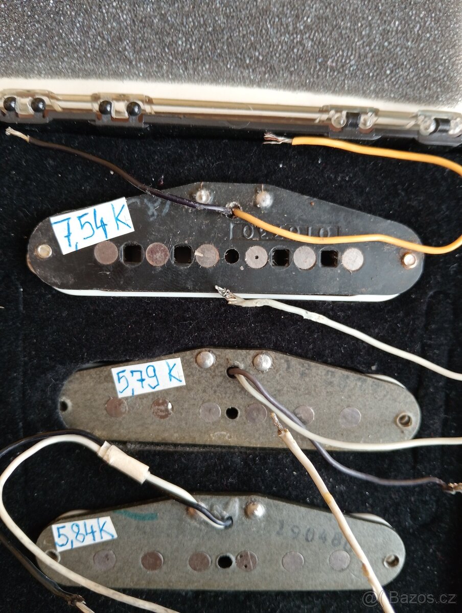 Greco Stratocaster Spacey Sound 81- snímače USA Fender 79-81 - 5