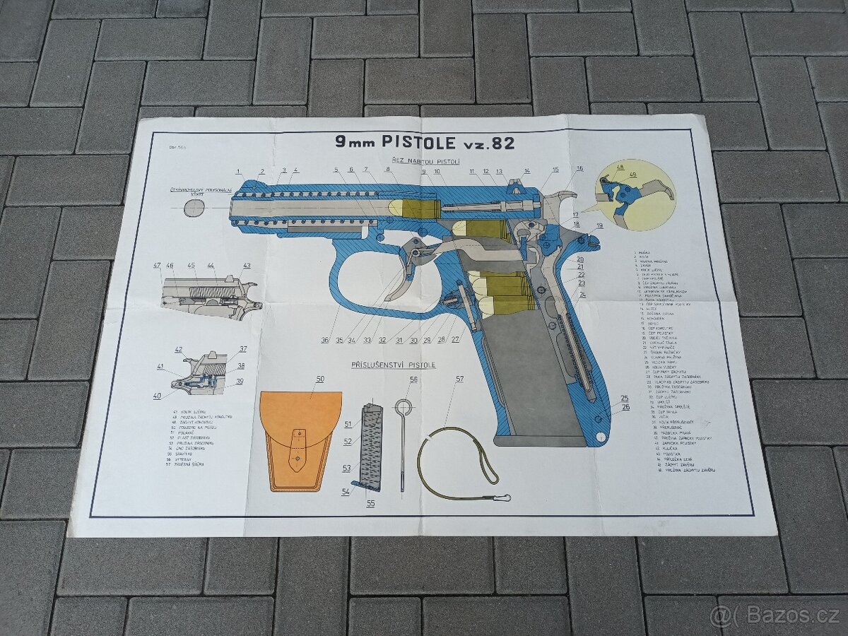 Prodam original plakatu Pistole vz. 82 - 5