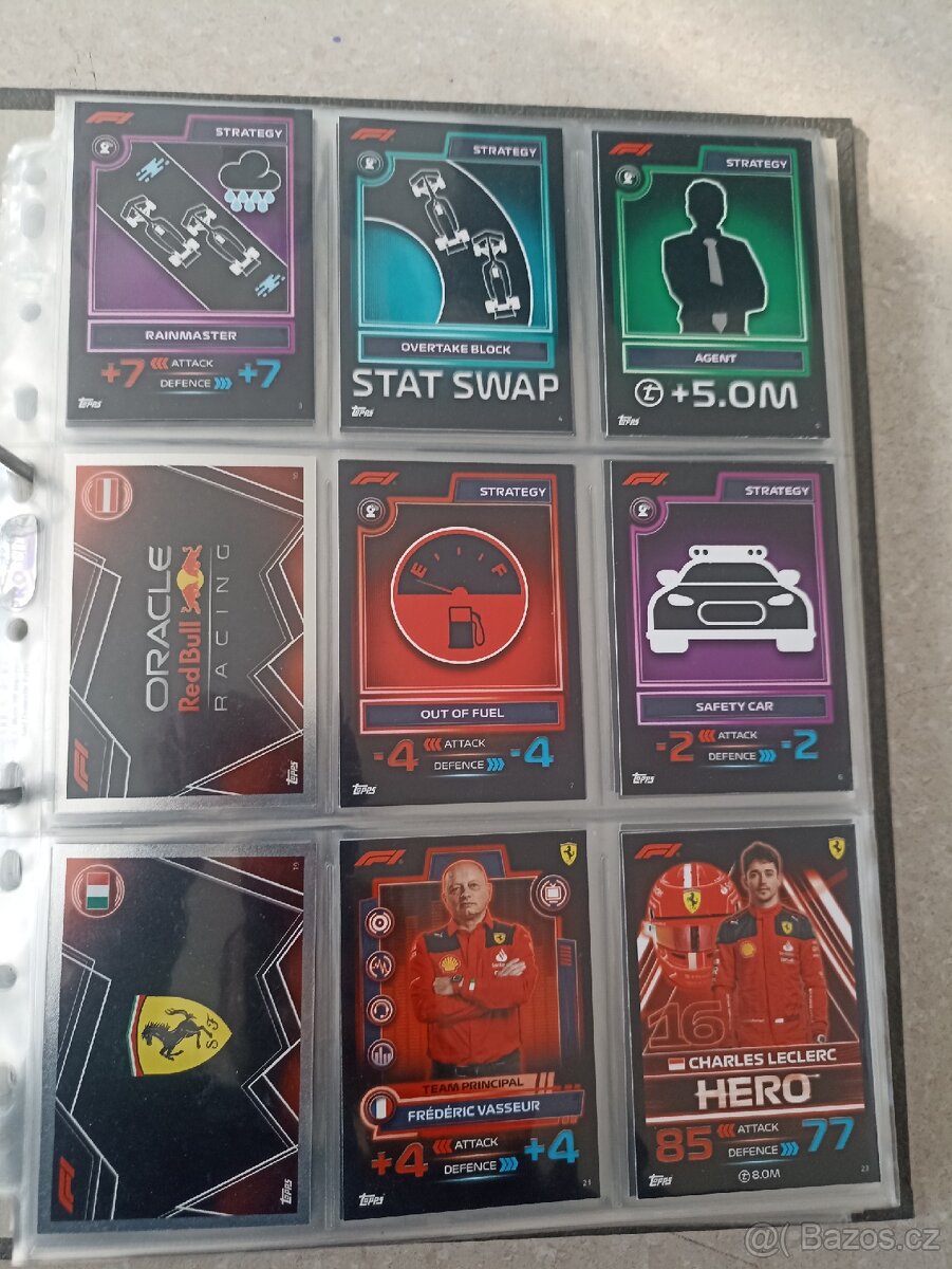 Kartičky F1 různé ročníky. - 5