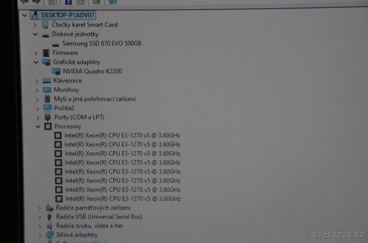 HP Z240 Tower Workstation Xeon/16GB/SSD 512GB/K2200 - 5