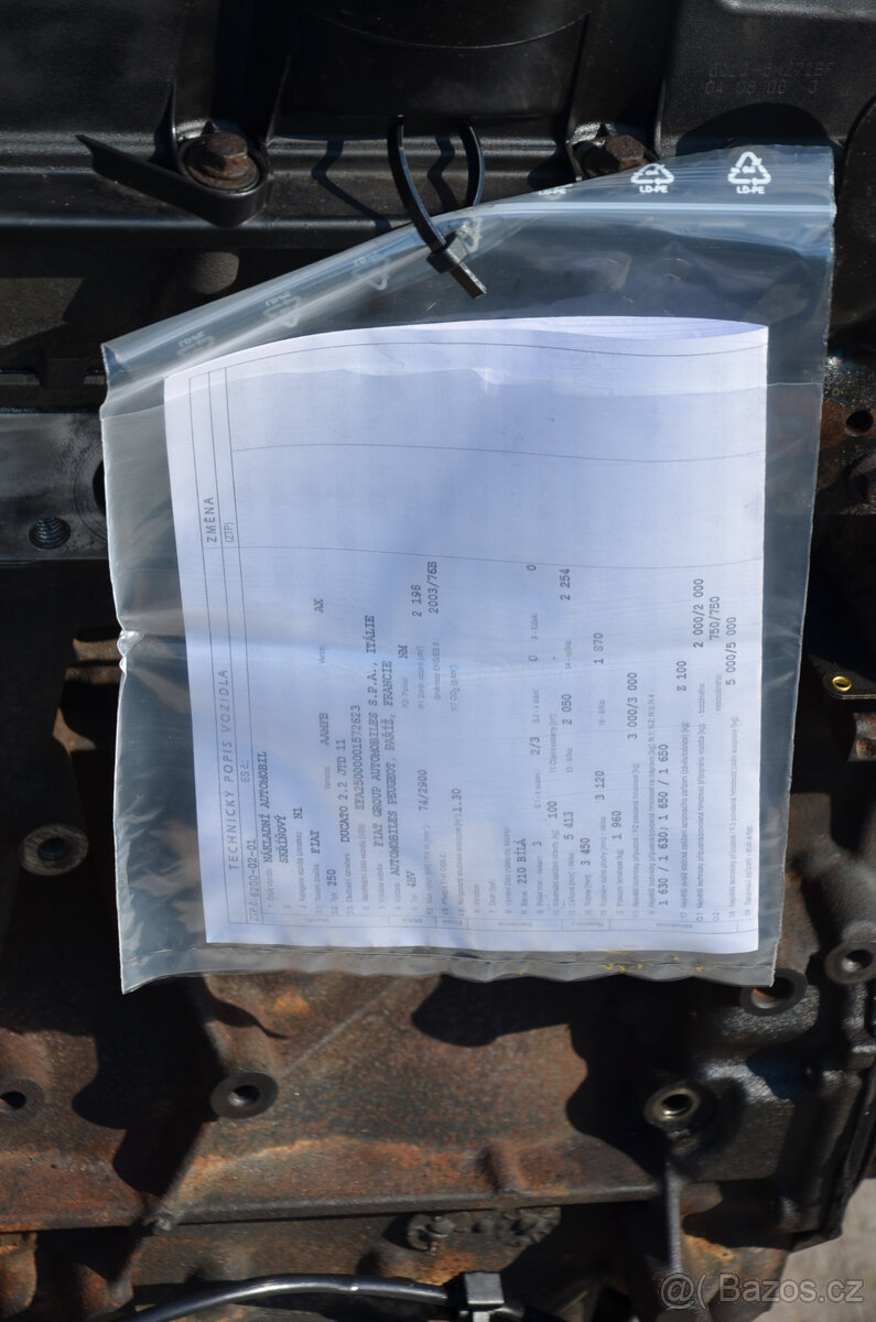 Motor 2.2 HDI, typ 4HV - nájezd 161000km - 5