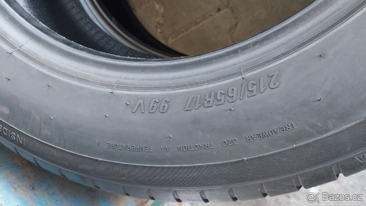 Prodám 2 x letní pneu Maxxis 215/65/17 - 5