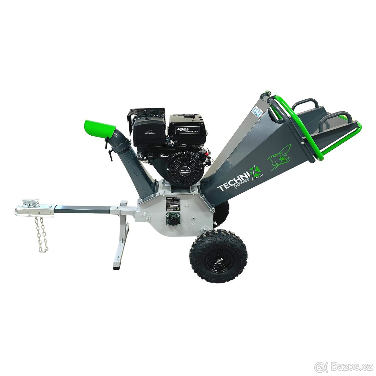 Benzínový drtič větví do 130 mm, DR-X130 - TECHNIX - 5