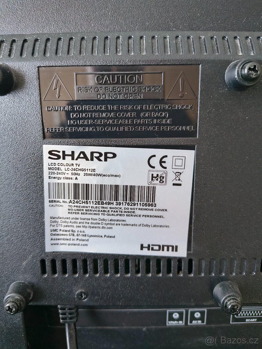 LED televize Sharp LC 24CHG5112E - 5