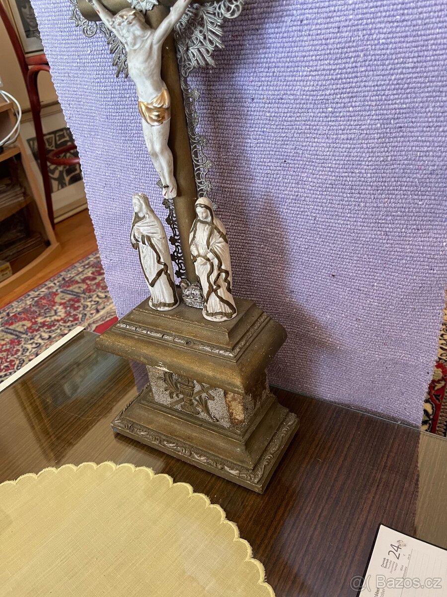 Prodám Oltář, starožitný kříž - 5